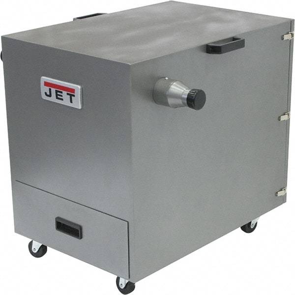 Jet - 115/230 Volt Cabinet Mount Dust Collector - 490 CFM Air Flow, 11.44" Static Pressure Water Level - Caliber Tooling