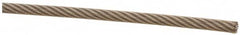 Loos & Co. - 1/8" x 3/32" Diam, Aircraft Cable - 920 Lb Breaking Strength, Material Grade 304 Stainless, 7 x 7 Strand Core, Nylon Coating - Caliber Tooling