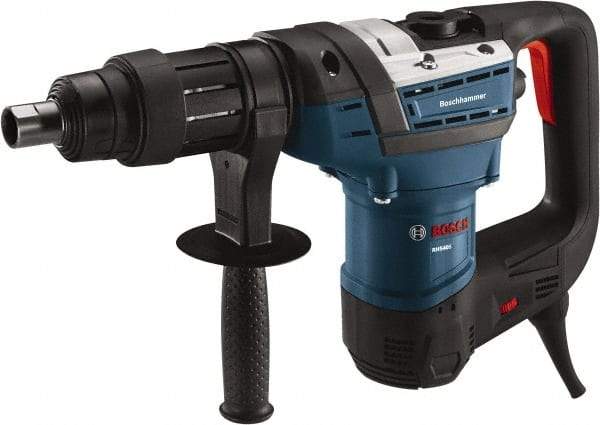 Bosch - 120 Volt 1-9/16" Keyless Chuck Electric Rotary Hammer - 0 to 3,600 BPM, 0 to 350 RPM - Caliber Tooling