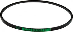 Bando - Section 4L, 1/2" Wide, 50" Outside Length, V-Belt - Rubber Compound, Black, Fractional HP, No. 4L500 - Caliber Tooling