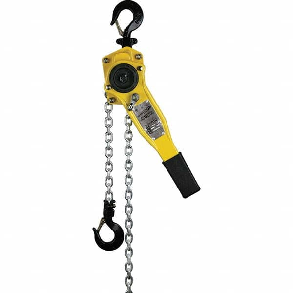 OZ Lifting Products - 1,500 Lb Capacity, 5' Lift Height, Chain Lever Hoist with Overload Protection - Caliber Tooling