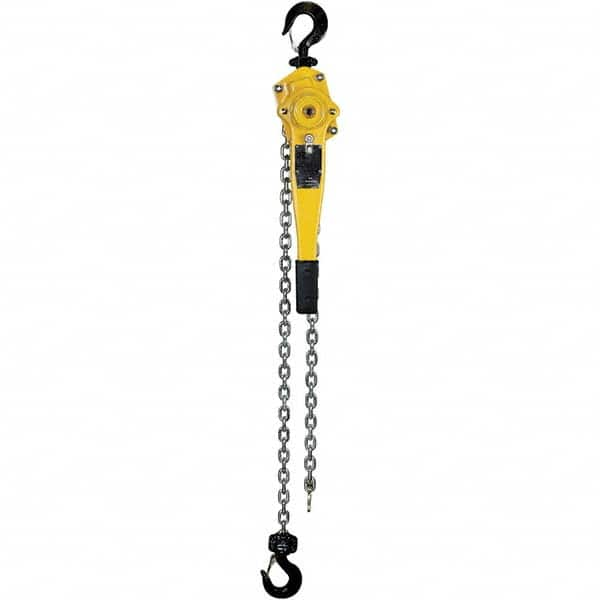 OZ Lifting Products - 3,000 Lb Capacity, 20' Lift Height, Chain Lever Hoist with Overload Protection - Caliber Tooling