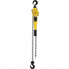 OZ Lifting Products - 3,000 Lb Capacity, 5' Lift Height, Chain Lever Hoist with Overload Protection - Caliber Tooling