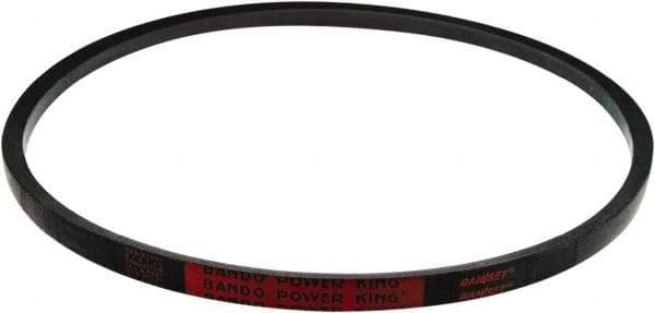 Bando - Section C, 7/8" Wide, 42" Outside Length, V-Belt - Rubber Compound, Black, Classic, No. C38 - Caliber Tooling