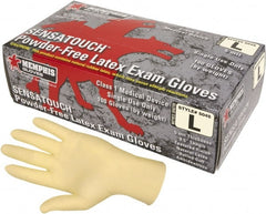 MCR Safety - Size S, 5 mil, Medical Grade, Powder Free Latex Disposable Gloves - Exact Industrial Supply