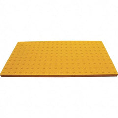 UltraTech - 5 Ft. Long x 2 Ft. Wide, Urethane Surface, Molded Bubble Entrance Matting - Outdoor, Heavy Traffic, Urethane, Yellow - Caliber Tooling