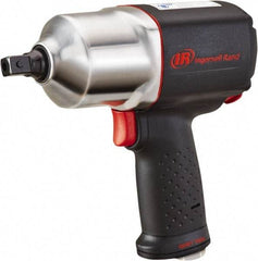 Ingersoll-Rand - 1/2" Drive, 11,000 RPM, 780 Ft/Lb Torque Impact Wrench - Pistol Grip Handle, 1,250 IPM, 5.8 CFM, 90 psi, 1/4" NPTF Inlet - Caliber Tooling