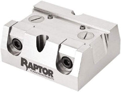 Raptor Workholding - 2-1/4" Jaw Width, 10" High x 8" Long x 10" Wide Dovetail Vise - For Use with 4 & 5 Axis Workholding Systems - Caliber Tooling