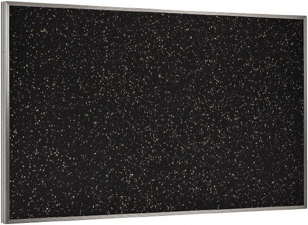 Ghent - 46-1/2" Wide x 36" High Open Cork Bulletin Board - Rubber, Tan Speckled - Caliber Tooling