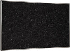 Ghent - 46-1/2" Wide x 36" High Open Cork Bulletin Board - Rubber, Confetti (Color) - Caliber Tooling