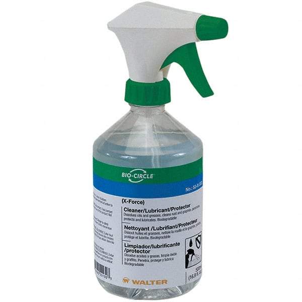 WALTER Surface Technologies - 16.9 oz Plastic Bottle & Trigger Sprayer - Clear - Caliber Tooling