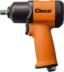 Cleco - 3/4" Drive, 8,000 RPM, 420 Ft/Lb Torque Impact Wrench - Pistol Grip Handle, 1,600 IPM, 31.9 CFM, 90 psi, 1/4" NPT Inlet - Caliber Tooling