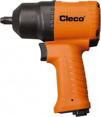 Cleco - 3/4" Drive, 6,000 RPM, 1,350 Ft/Lb Torque Impact Wrench - Pistol Grip Handle, 1,200 IPM, 37.5 CFM, 90 psi, 1/4" NPT Inlet - Caliber Tooling