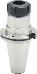 Parlec - 3mm to 30mm Capacity, 4" Projection, CAT50 Taper Shank, ER40 Collet Chuck - 8" OAL - Exact Industrial Supply