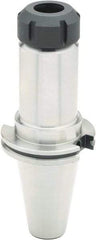 Parlec - 3mm to 30mm Capacity, 8.22" Projection, CAT50 Taper Shank, ER40 Collet Chuck - 12.22" OAL - Exact Industrial Supply