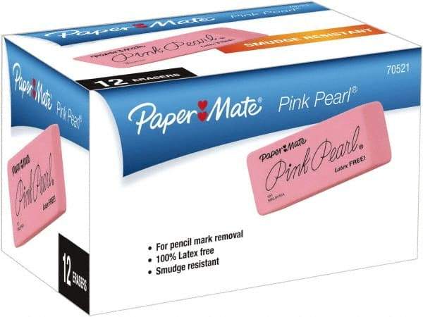 Paper Mate - Rectangle Rubber Eraser - Pink - Caliber Tooling