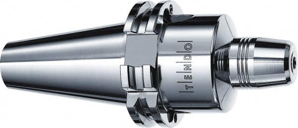 Schunk - CAT40 Taper Shank, 10mm Hole Diam, Hydraulic Tool Holder/Chuck - 30mm Nose Diam, 101.6mm Projection, 29.1mm Clamp Depth, 25,000 RPM, Through Coolant - Exact Industrial Supply