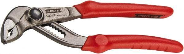 Proto - 7-9/32" OAL, 1-27/64" Max Capacity, 48mm Jaw Length, 12 Position Tongue & Groove Pliers - Slim Head - Caliber Tooling