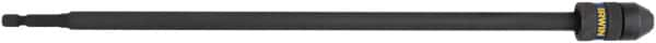 Irwin - 1/4" Drive Standard Socket Extension - 12" OAL, Black Oxide Finish - Caliber Tooling