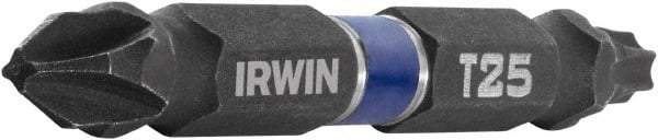 Irwin - #2 Torx/Phillips Bit - 1/4" Hex Drive, 2-3/8" OAL - Caliber Tooling