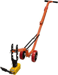 Allegro - Manhole Equipment & Accessories Type: Magnetic Manhole Lid Lifter w/Steel Dolly and Magnet (Lift Weight: 900lb Flat; 450lb Round) - Caliber Tooling