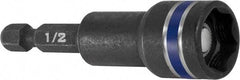 Irwin - 1/2" Magnetic Nutsetter - 1/4" Hex Drive, 2-9/16" OAL - Caliber Tooling