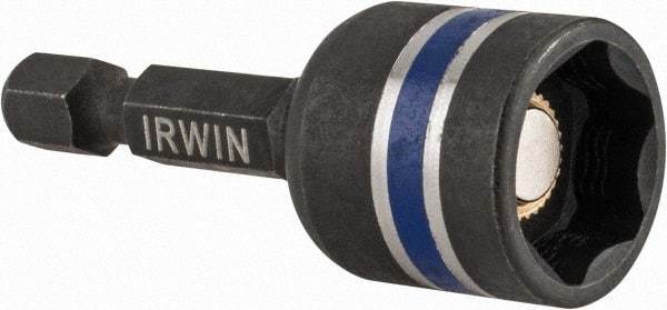 Irwin - 1/2" Magnetic Nutsetter - 1/4" Hex Drive, 1-7/8" OAL - Caliber Tooling