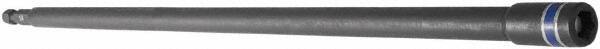 Irwin - 1/4" Magnetic Nutsetter - 1/4" Hex Drive, 12" OAL, 7/16" Socket Nose Diam - Caliber Tooling