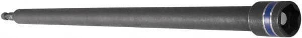 Irwin - 1/2" Magnetic Nutsetter - 1/4" Hex Drive, 12" OAL, 3/4" Socket Nose Diam - Caliber Tooling