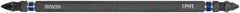 Irwin - #1 x #1 D/E Phillips Screwdriver Bit - 1/4" Hex Drive, 6" OAL - Caliber Tooling