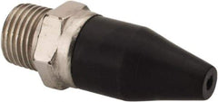 Value Collection - Blow Gun Non-Safety Nozzle - 1/8 NPSM, 1" Hose Length, Rubber - Caliber Tooling