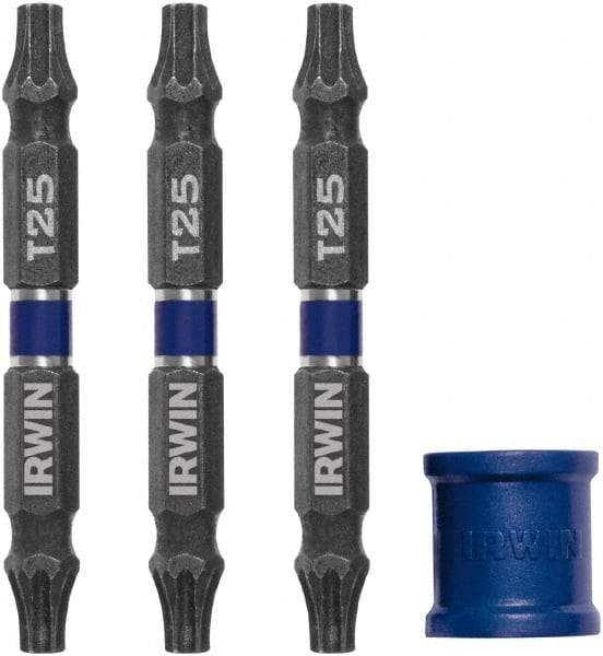 Irwin - 4 Piece, Torx Handle, Double End Bit Set - Caliber Tooling