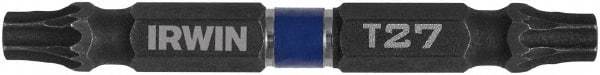 Irwin - T27 x T27 Torx Bit - 1/4" Hex Drive, 2-3/8" OAL - Caliber Tooling