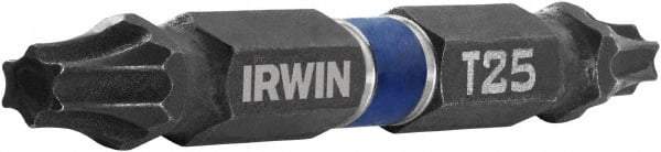 Irwin - T25 x T25 Torx Bit - 1/4" Hex Drive, 2-3/8" OAL - Caliber Tooling