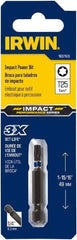 Irwin - T25 Torx Bit - 1/4" Hex Drive, 2" OAL - Caliber Tooling