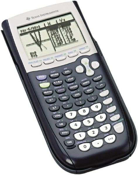 Texas Instruments - LCD Scientific Calculator - 3-3/8 x 7-1/2 Display Size, Black, Battery Powered, 10-1/2" Long x 7-1/2" Wide - Caliber Tooling