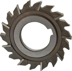 Keo - 3" Diam x 1/4" Width of Cut, 18 Teeth, High Speed Steel Side Milling Cutter - Staggered Teeth, Uncoated - Caliber Tooling