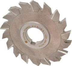 Keo - 4" Diam x 5/16" Width of Cut, 18 Teeth, High Speed Steel Side Milling Cutter - Staggered Teeth, Uncoated - Caliber Tooling