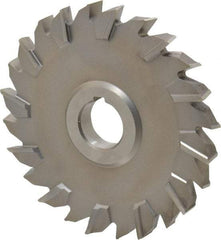 Keo - 5" Diam x 1/2" Width of Cut, 24 Teeth, High Speed Steel Side Milling Cutter - Staggered Teeth, Uncoated - Caliber Tooling