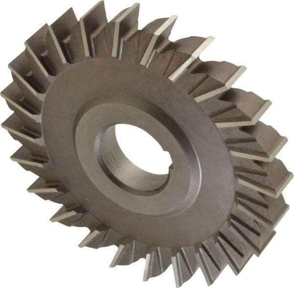 Keo - 4" Diam x 1/2" Width of Cut, 24 Teeth, High Speed Steel Side Milling Cutter - Straight Teeth, Uncoated - Caliber Tooling