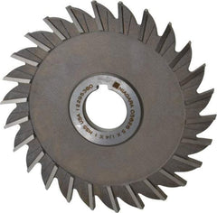 Keo - 5" Diam x 1/4" Width of Cut, 26 Teeth, High Speed Steel Side Milling Cutter - Straight Teeth, Uncoated - Caliber Tooling