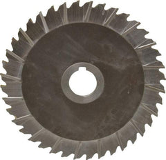 Keo - 6" Blade Diam x 1/8" Blade Thickness, 1" Hole, 40 Teeth, High Speed Steel Side Chip Saw - Staggered Tooth, Arbor Connection, Right Hand Cut, Uncoated - Caliber Tooling