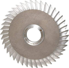 Keo - 6" Blade Diam x 1/8" Blade Thickness, 1-1/4" Hole, 42 Teeth, High Speed Steel Side Chip Saw - Straight Tooth, Arbor Connection, Right Hand Cut, Uncoated, with Keyway - Caliber Tooling