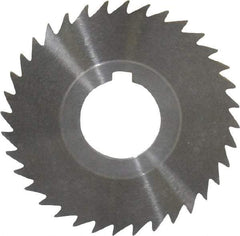 Keo - 3" Diam x 3/64" Blade Thickness x 1" Arbor Hole Diam, 36 Tooth Slitting and Slotting Saw - Arbor Connection, Right Hand, Uncoated, High Speed Steel, 10° Rake, Concave Ground - Caliber Tooling