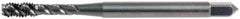 OSG - 5/8-18 UNF 4 Flute 3B Plug Spiral Flute Tap - High Speed Steel, Oxide Finish, 3-13/16" OAL, Right Hand Flute, Right Hand Thread, H3, Series 13020 - Caliber Tooling