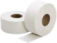 Ability One - 1,000' Roll Length x 3.7" Sheet Width, Jumbo Roll Toilet Tissue - 2 Ply, White, Recycled Fiber - Caliber Tooling