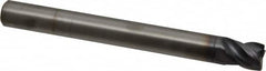 Kennametal - 5/8", 4 Flute, Solid Carbide, Corner Chamfer End Mill - 6" OAL, 5/8" LOC - Caliber Tooling