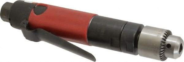 Ingersoll-Rand - 1/4" Keyed Chuck - Inline Handle, 3,300 RPM, 15 CFM, 0.25 hp, 90 psi - Caliber Tooling