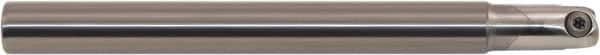 Millstar - 3/4" Cut Diam, 8" Max Depth of Cut, 18mm Shank Diam, 8" OAL, Indexable Ball Nose End Mill - Straight Shank, CBCY Toolholder, BD-N, BD-R, BDS, FB-R, TO, TOBD-NF, HF Insert - Caliber Tooling