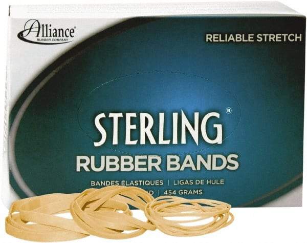 Alliance - 3-1/2" Circumference, 1/4" Wide, Light-Duty Band Rubber Band Strapping - 425 Pieces - Caliber Tooling